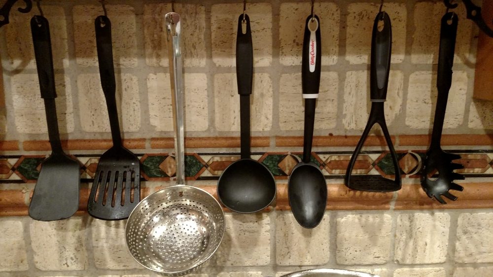 stile giapponese 6 pezzi di utensili da cucina in legno resistente ai graffi e al calore cucchiaio da cucina in legno per padelle antiaderenti acacia Set di utensili da cucina in legno di acacia 